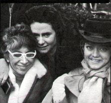 Rita, famous movie director Lina Wertmuller and Rita's mother