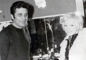 1972- Rita mets Gilbert Becaud at the Olympia Theatre